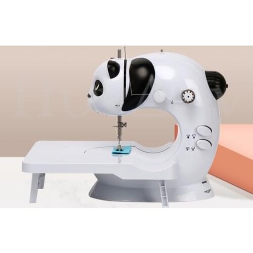 228 Panda Home Electric Small Sewing Machine Mini Multifunctional Automatic Small Tailoring Machine Pedal