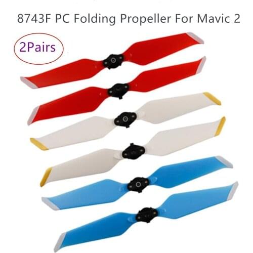 5 colors Optional 8743F Folding Propeller PC Paddle Designed for Mavic 2 Accessories
