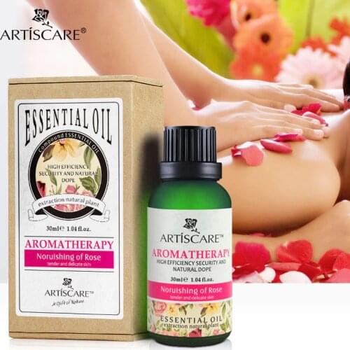 ARTISCARE Rose Massage Essential Oil 30ml Anti Winkle Anti-Aging Moisturizing Skin Whitening Massage Oil Skin Care SPA Beauty