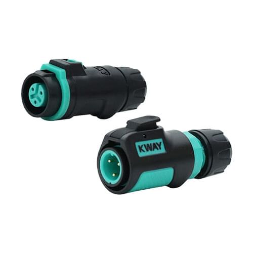 KWAY K12 Male Plug Female Socket 2pin 3pin 4pin 5pin Industrial Power Connector 6pin 7pin 8 Pin M12 Waterproof Cable Connectors