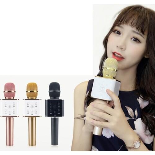 Wireless Microphone Bluetooth Stereo Speaker For Karaoke KTV Phone K Song Player For IOS Android xiaomi huawei Phone