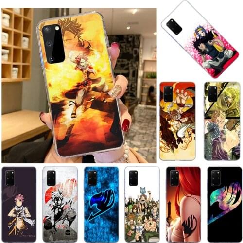 Fairy Tail Anime Phone Case for Samsung Galaxy A51 A71 A41 A31 A21 S A10 A20 A30 A11 A40 A50 A70 A80 Soft Silicone Cases Cover