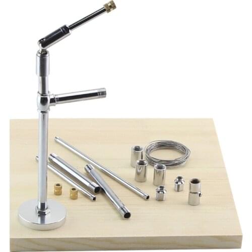 Wood+Stainless Steel Display Rack Combination Bracket Multifunction Model Bracket Workbench Worktable Clay Tool Quality DIY Art