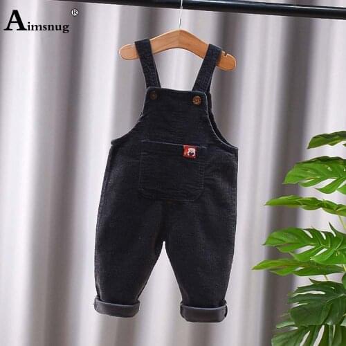 Children Demin Jumpsuits Kids Clothes Multi-Pocket Jeans Romper European Style 2021 Autumn Unisex Boys Girls Demin Bodysuits