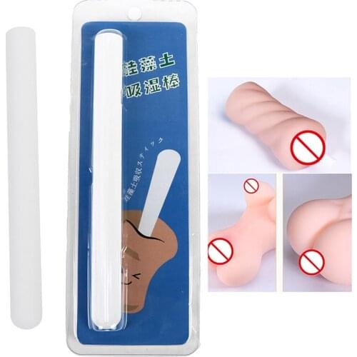 1Pc Diatomite Water Absorption Deodorization Male Masturbator Deep Cleaning Rod