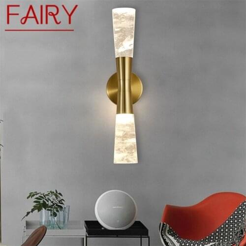 FAIRY Crystal Wall Lights Sconce LED Fixture Modern Aluminum Indoor Wall Lamps For Home Foyer Bedroom Living Room Office Hotel