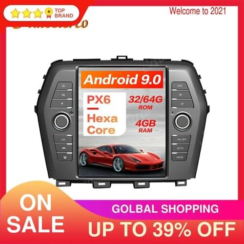 For Nissan Maxima 2016 2017 2018 2019 Tesla style Android 9.0 4G 64GB Car GPS Navigation Multimedia Auto Stereo Radio Head Unit