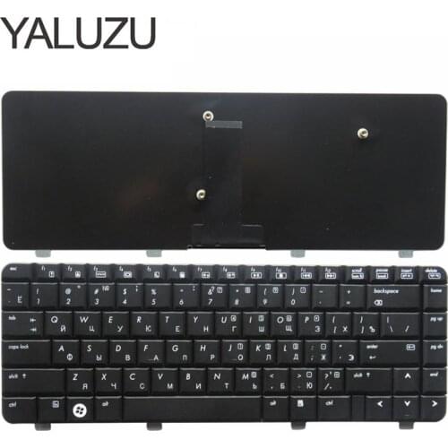 YALUZU Russian RU Laptop keyboard for HP Compaq Presario C700 C727 C729 C730 C769 G7000 454954-251 V071802AS1 PK1302E0160 BLACK