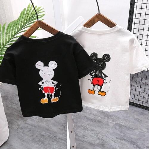 Baby Boy Clothes Short-sleeved T-shirt 2020 New Childrens Summer T-shirt Girl Summer Fashion Cartoon Baby Cotton T-shirt