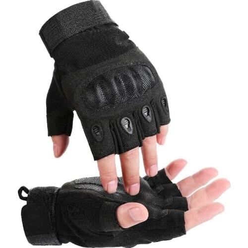 Outdoor Fingerless Tactical Gloves Airsoft Sport Gloves Military Men Women Combat Gloves Shooting Hunting Half Finger Gloves