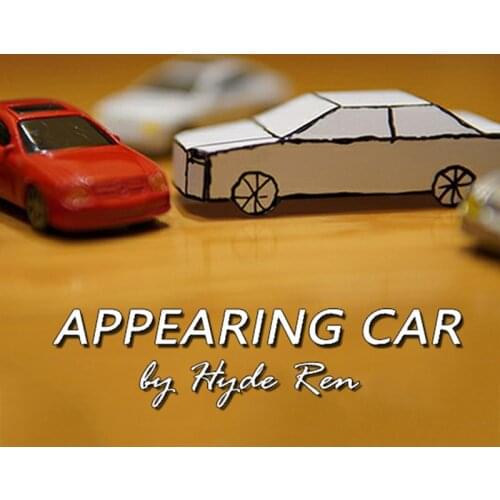 Appearing Car Magic Tricks Card to Paper Car Magician Close-Up Gimmick Props Accessories Illusion Funny Toy