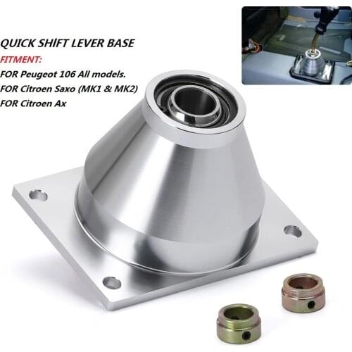Quick Shift Short Throw Shifter Shift Knob Lever Base Adjustable Turret Type for Peugeot 106 GTI Diesel Citroen Saxo/Ax