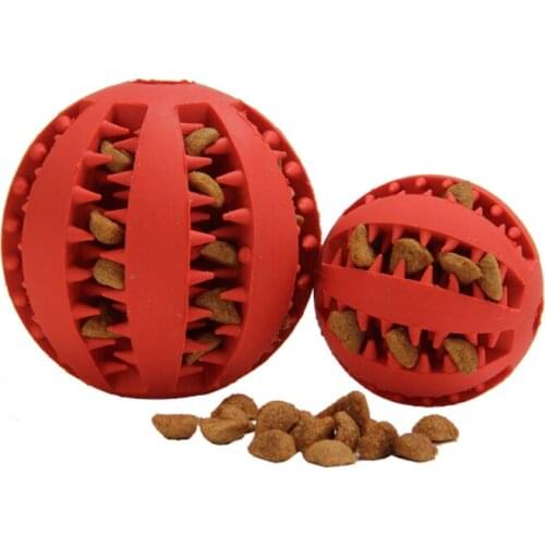 Watermelon Ball Silicone Toys Dog Bite Resistant Tooth Clean Missing Food Ball Chew Cat Toys