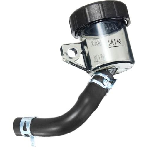 Universal Motorcycle Rear Brake Master Cylinder Clutch Petrol Oil Fuel Tank Cup Tubing Kit Replacement