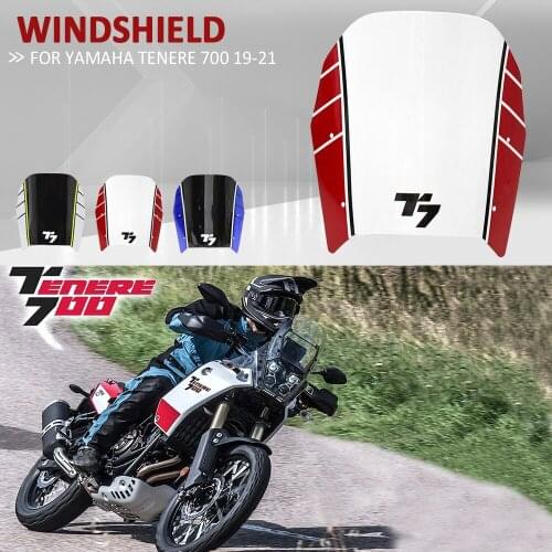 NEW Motorcycle Windshield Wind Screen Shield Deflector Protector Cover FOR YAMAHA Tenere 700 T700 XTZ 700 2019-2021