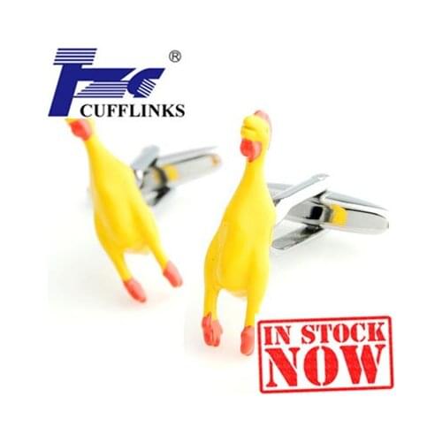Yellow Chick Cufflink Cuff Link 2 Pairs Free Shipping