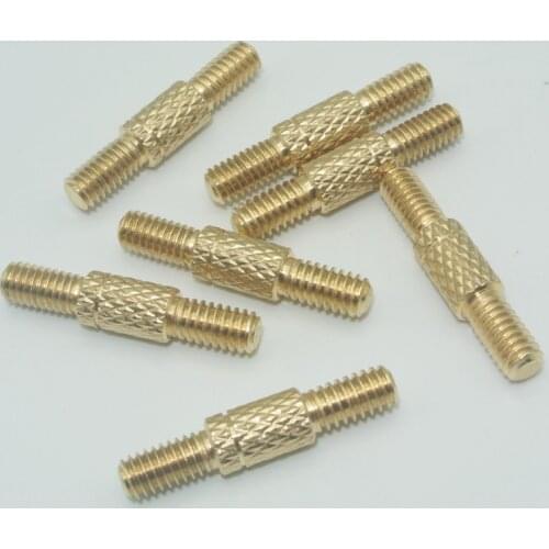 Green World 1pc/lot Solid Brass Adapter,Double Male thread