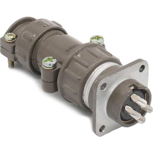 ZHQCN Auto Car Motorcycle LED Lighting M20 Aviation Electrical Connector 4 Pin Female Plug Male Socket-P20K6Q/P20J6A 7Q 7A