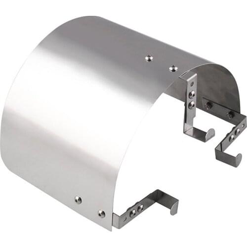 1PC Automobile General Racing Cold Air Intake Cone Sports Iron Air Filter Cover Air Intake Heat Shield