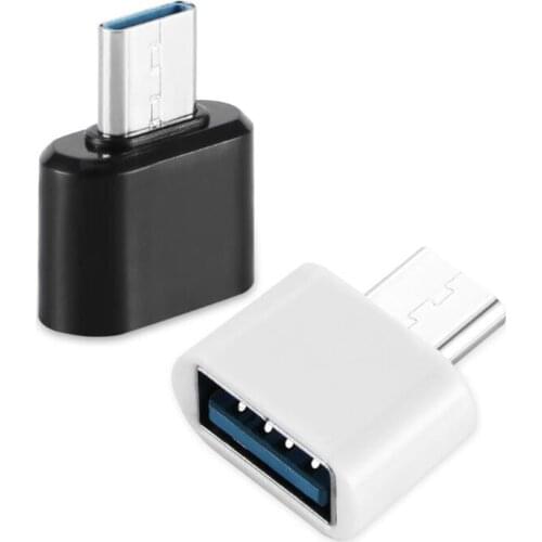 1000Pcs 5 pin mini Micro USB OTG to USB 2.0 Mini Adapter Compatible Type C OTG USB 3.0 Universal For Samsung Android Tablet