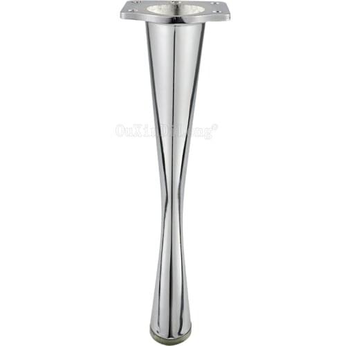 4PCS Zinc Alloy Silver Tilting Height 175mm Furniture Legs Metal Table Legs for Cabinets Sofa Foot Furniture Accessories GF169