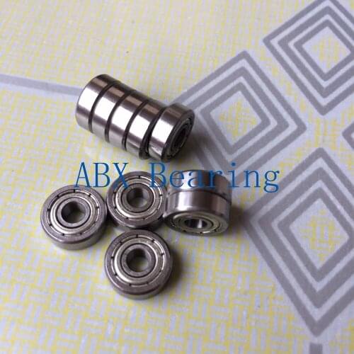 50pcs S603ZZ S603 stainless steel deep groove ball bearing 3x9x5mm miniature bearing