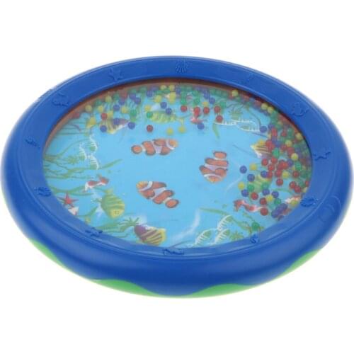 7.87'' Ocean Wave Bead Drum Gentle Sea Sound Musical Educational Toy for Baby Kid Child Preschool Toy, Relaxation Toy