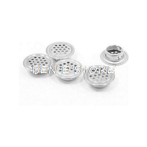 Home Hardware 30mm Diameter Stainless Steel Round Air Vent Louver 5 Pcs