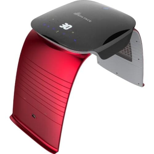 Photodynamic PDT LED Red Light Therapy Skin Rejuvention Beauty Facial Machine With Face Steam Hot and Cold Nano Spray