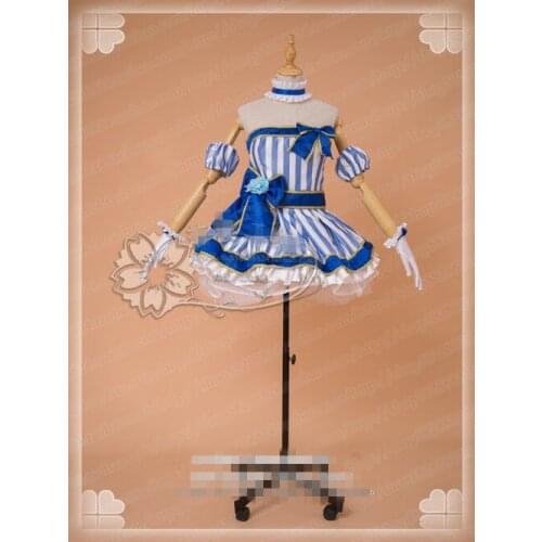 Kizuna YouTuber Cosplay red blue dress AI cosplay costume dress custom made