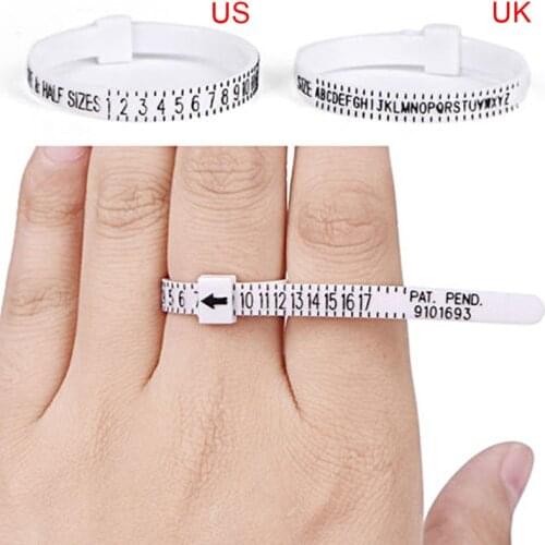 Ring Rulers Fingers Size Measurement Tool Finger Circumference Screening Tool LL@17