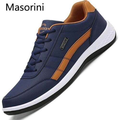 Мужские кожаные кроссовки Masorini China At AliExpress