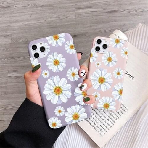 Cute Flower Case For Samsung Galaxy A21S A31 A50 A51 A52 A32 A71 A70 A10 A72 A12 A22 A40 S21 Ultra S20 FE S9 S10 Plus S8 Covers