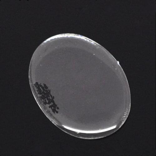 30Pcs Oval Clear Resin Epoxy Domes Stickers Cabochons Embellishments Scrapbooking Findings 25x18mm
