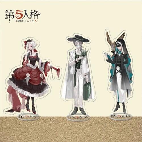 Popluar Identity V Game Figures Acrylic Stand Model Plate Desk Decor Naib Subedar Emma Woods Standing Sign Keychain Fans Gift
