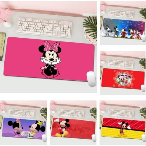 Disney Mickey Mouse Rubber Mouse Durable Desktop Mousepad L Large Gamer Keyboard PC Desk Mat Computer Tablet Gaming Mouse Pad