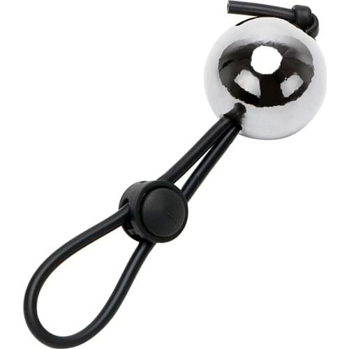 Silicone Cock Rings With a Metal Ball Male Penis Extender Enlargerment Erotic Time Delay Ejaculation Sex Toys for Men