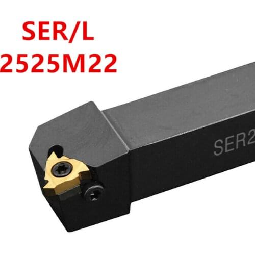 SER2525M22 SEL2525M22 SER2525M16 Thread Turning Tool External Turning Tool CNC Lathe Threading Tool for carbide insert 16ER 22ER