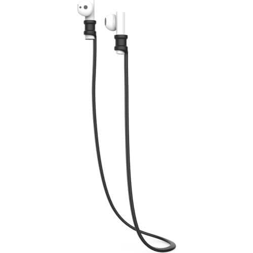 100pcs/lot black white Silicone Anti Lost Strap Rope Cord Strap for Xiaomi air2 Wireless Bluetooth Headphone Earphone headset