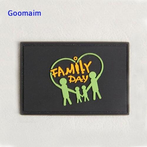 Custom 3D rubber patch PVC Patch for germent Patch Emblem hand made Badges Rubber Patches For Jackets Jeans Backpack Cap