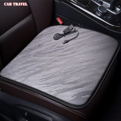 CAR TRAVEL 12V Heated car seat cover for Ford all models kuga fiesta mondeo fusion focus ranger Everest Taurus Ecosport Winter