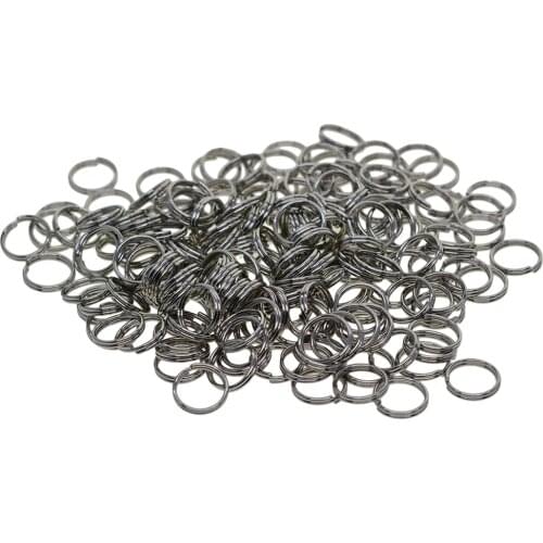 500 Pcs Durable Jump Ring Stainless Steel Round Split Ring Key Rings - Perfect For Connecting Clasps Charms Links