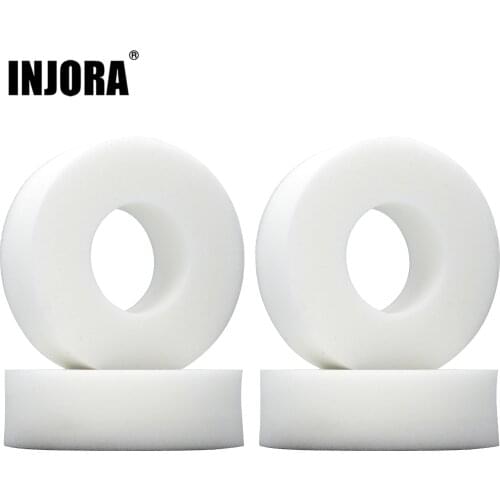 INJORA 120mm Hardened Foam Fit 1.9“ 2.2” Wheel Tires for 1/10 RC Crawler Car Axial SCX10 90046 Traxxas TRX4 Redcat Gen8