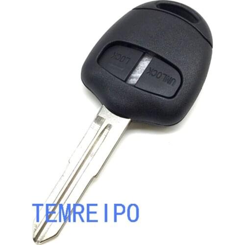 Car key shell for Mitsubishi 2 buttons remote key case with MIT8 blade right side Shogun Lancer Outlander