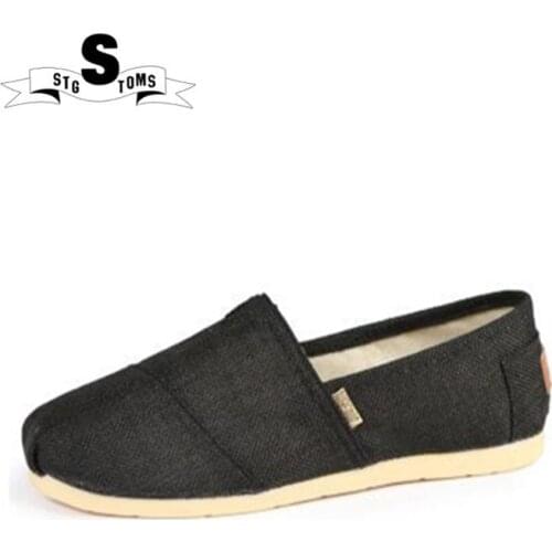 Summer Linen Shoes Mens Low-Top Canvas Shoes Breathable a Pedal Lazy Espadrilles Shoes Retro Flat Fisherman Shoes Men tm0064