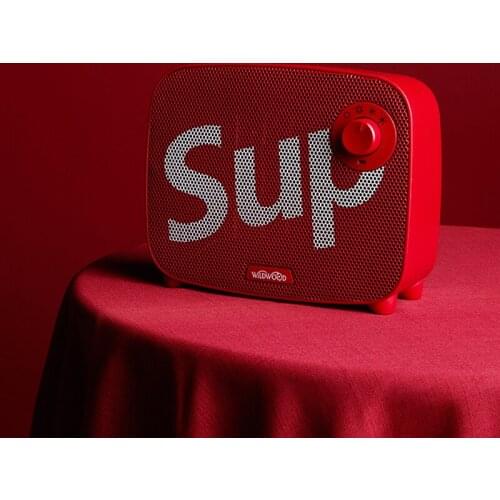 Wildwood F5 Desktop Heater 1500W High-power Three-speed Adjustment Overheating Protection Red Heating Fan For Home