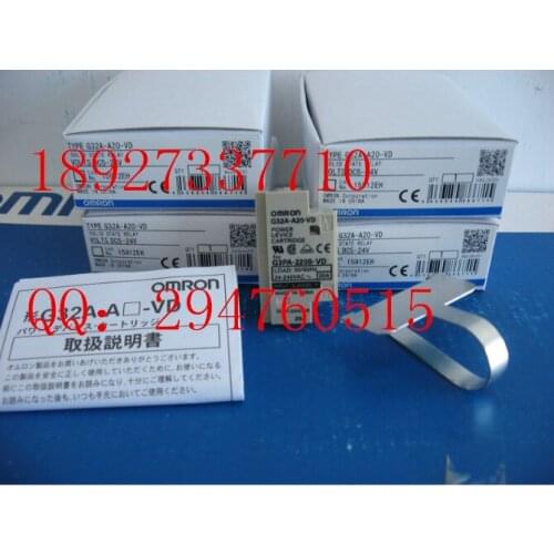 [ZOB] 100% new original OMRON Omron Solid State Relays G32A-A20-VD DC5-24V factory outlets --2PCS/LOT