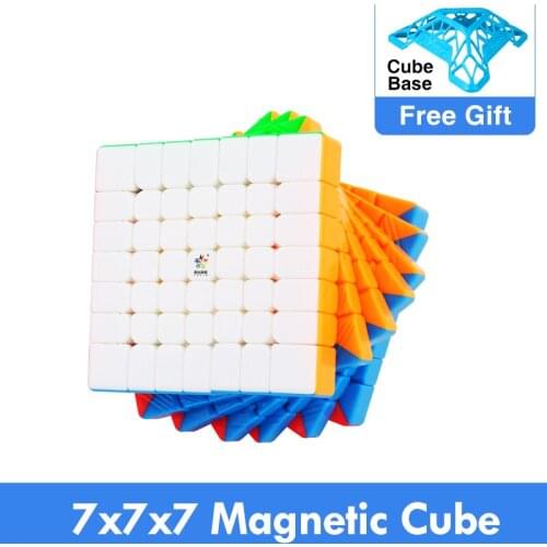 New Yuxin Little Magic 7x7x7 M Cubing Speed 7x7 magic Magnetic Cube Puzzle Professional Educational Toys for kids