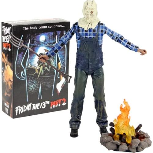 New Arrival 19cm NECA Part 2 Jason Voorhees PVC Action Figure Collectible Model Toys Doll