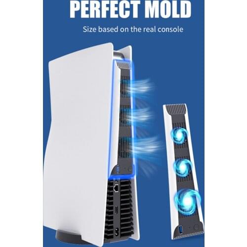 New Efficient Cooling Game Artifact Radiator USB With 3 Cooling Fan Cooler Suitable For PS5 Console Host Cooling Fan Radiators